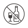アイコン参考例、アルコール禁止